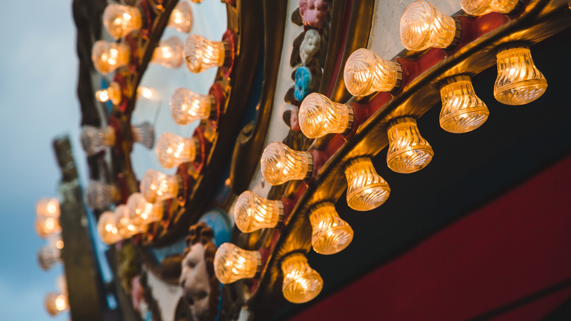 Low Angle View Of Illuminated Lighting Equipment On Decoration